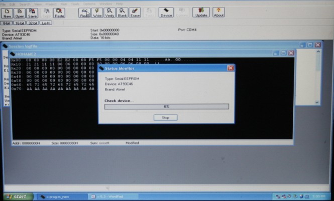 Phần mềm XPROG-M V5.3 hiển thị 3