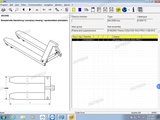 2024 Auto Forklift Scanner Tool Linde Canbox Doctor Judit-4 Jeti Sh Jeti Et With Touch Cf 53 Laptop Linde Pathfinder