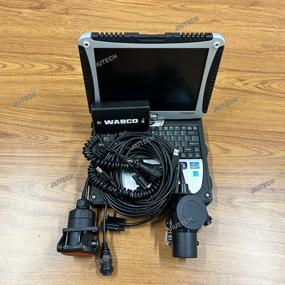 Truck Scanner For WABCO DIAGNOSTIC KIT (WDI) WABCO Trailer WABCO Heavy Duty Diagnostic Scanner Tool+CF19 Laptop