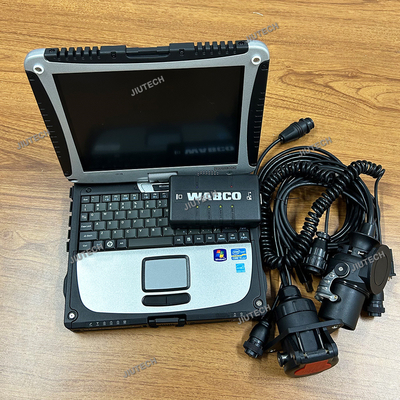 Truck Scanner For WABCO DIAGNOSTIC KIT (WDI) WABCO Trailer WABCO Heavy Duty Diagnostic Scanner Tool+CF19 Laptop