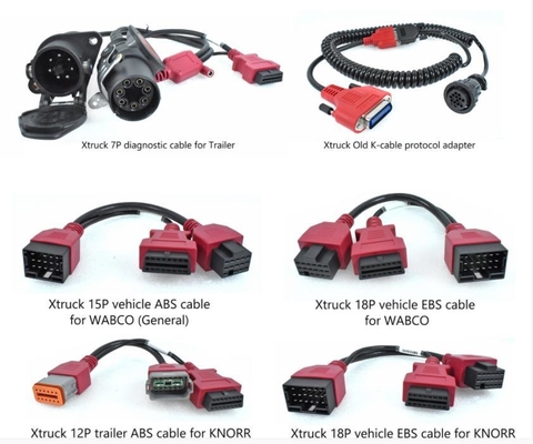 XTRUCK Transmission Retarder Diagnostic Cable Set for Fast ZF Voith