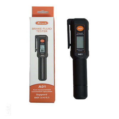 Xtruck A01 Universal Brake Fluid Tester Car Repair Tools Fuid Brake Oil Testing Pen with High-Precision Probe and HTN Display for DOT3/4/5.1 Brake Oil Detection