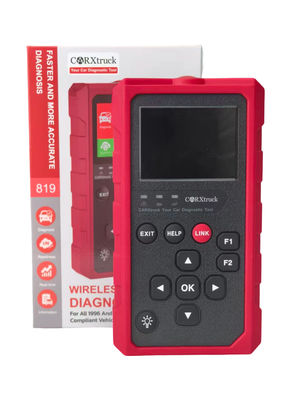 Xtruck 819 Handheld Car OBDII Diagnostic Scanner I/M Readiness, Oxygen Sensor Test Tool