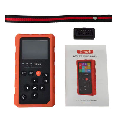 Xtruck 819 OBD2 Scanner Automotive Diagnostic Tester with Enhanced OBDII Mode 6 9 Major Protocols Support and 2.8-inch IPS Display
