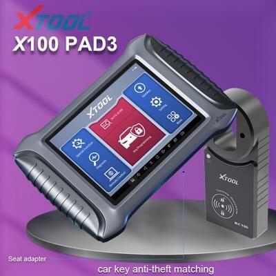 XTOOL X100 PAD3 Elite lMMO Key Programmer All Key Lost Car Diagnostic Tools Automotive Scanner With KC100 Key Fob Programming