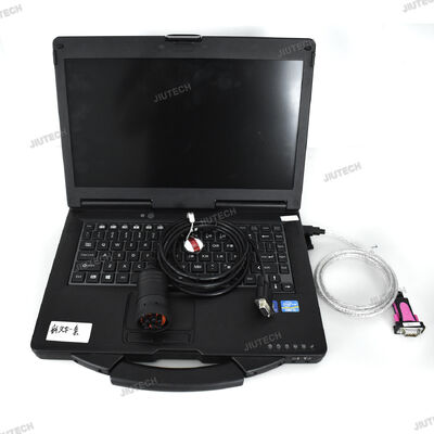 For LIEBHERR DIAGNOSTIC kit for Liebherr software SCULI with key dongle excavator Crane diagnostic tool+Thoughbook CF53 laptop