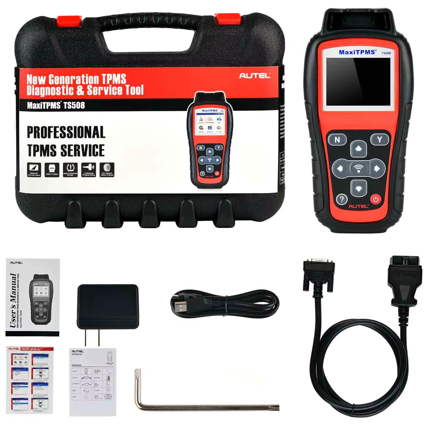 Autel MaxiTPMS TS508WF Công cụ lập trình TPMS MX-Sensors 315 433 MHz ...