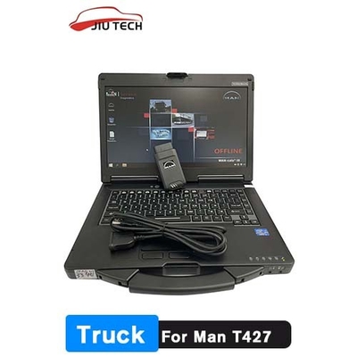 Truck T427 T200 Ethernet Cable Version With Software V14.01 Cf53 Laptop Full Set With Smart Card