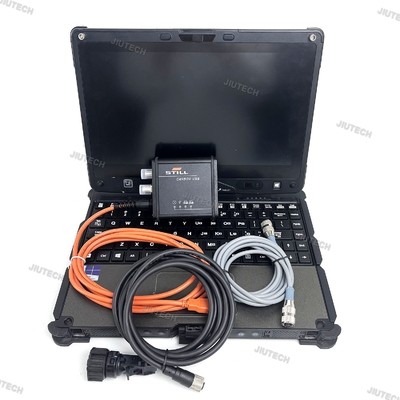 Đối với Still Forklift Canbox 50983605400 Cáp chẩn đoán Still Box Can Bus Line Still CANBOX 2 Công cụ chẩn đoán với Getac Laptop