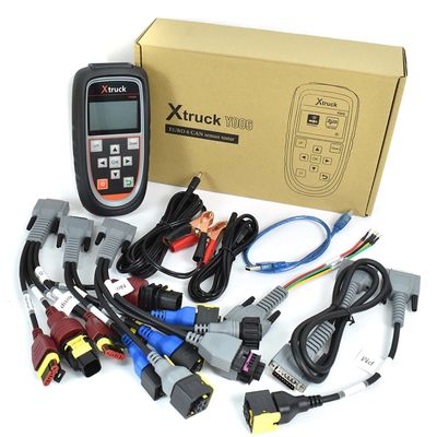 XTRUCK Y006 Euro 6 Truck CAN Diagnostic Tool | NOx, Urea Level, PM & Exhaust Temperature Sensor Tester with CAN Node Search