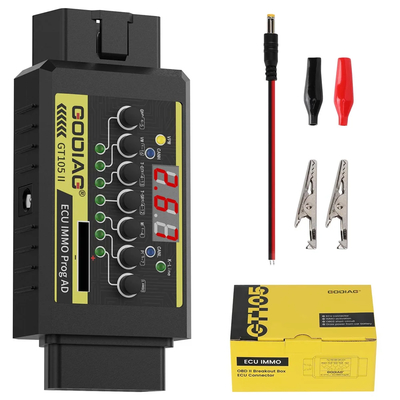 Hộp ngắt GODIAG GT105 II ECU IMMO Prog AD với Báo động 11V
