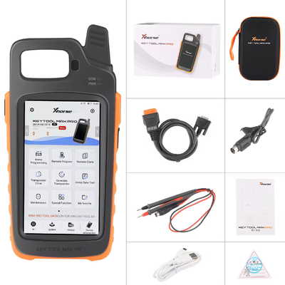 Xhorse VVDI Key Tool Max Pro với Chức năng MINI OBD Tool Hỗ trợ Đa ngôn ngữ CAN FD/ Điện áp và Dòng rò