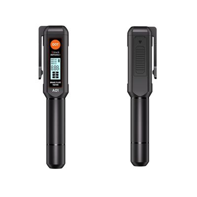 Máy kiểm tra dầu phanh kỹ thuật số với kích thước 155mm*30mm*25mm, trọng lượng 38.5g và môi trường sử dụng 0~50°C để kiểm tra dầu phanh chính xác