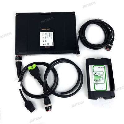 VOCOM1 Interface Heavy Truck Scanner with PTT V2.8.150 Software, Multi-Language Support, and CFC2 Laptop