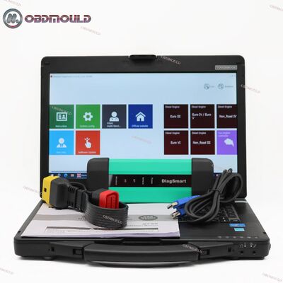 Công cụ chẩn đoán động cơ diesel Trung Quốc Sinotruk Phiên bản mới Tải nặng cho Weichai cho SINOTRUK EOL Diagsmart với máy tính xách tay CF53
