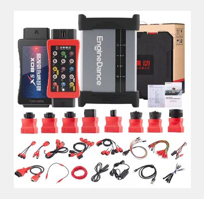 Enginedance X5 với X5 BOX Máy quét chịu tải nặng Máy tính diesel Lập trình ECU Chẩn đoán xe tải Chế độ băng Chức năng đọc ghi Flash OBD