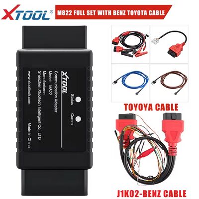 Bộ chuyển đổi XTOOL M822 M821 cho Benz Mất tất cả chìa khóa cho Toyota Lập trình chìa khóa 8A Cần làm việc với Bộ lập trình KC501 cho PAD3 X100MAX