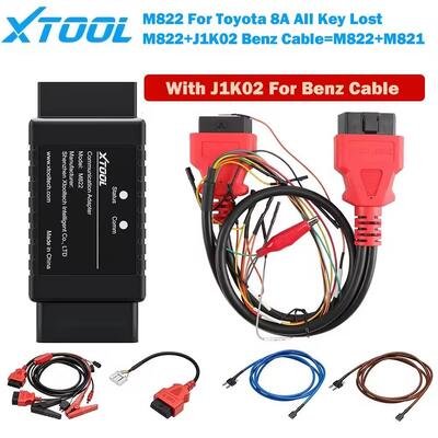 XTOOL M822 M821 Bộ giả lập chìa khóa cho Toyota A8 cho cáp Benz Lập trình chìa khóa mất tất cả Cần hoạt động với bộ lập trình KC501 cho PAD3
