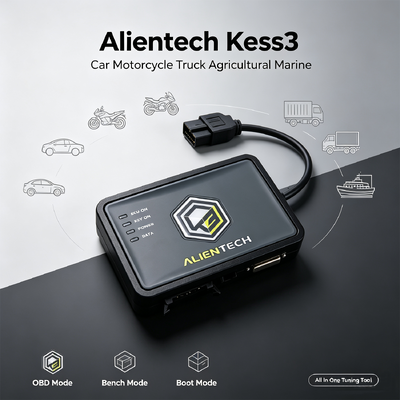 Alientech KESS V3 Bộ lập trình ECU đa giao thức với truyền tệp nhanh hơn 10 lần và nâng cấp từ Slave lên Master