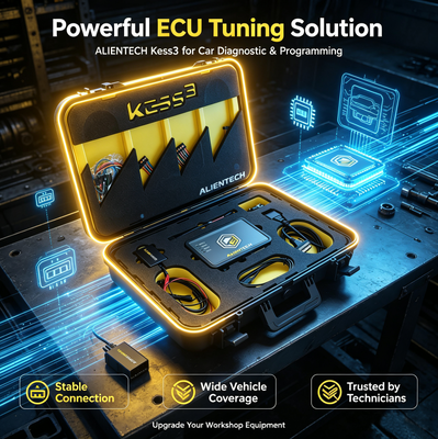 KESS3 Master Công cụ nạp lại ECU Ba chế độ với xử lý nhanh hơn 10 lần và hỗ trợ đa phương tiện