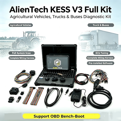 Alientech KESS3 Công cụ lập trình ECU với giao diện đa ngôn ngữ OBD Bench Boot Tuning và đăng ký miễn phí 12 tháng