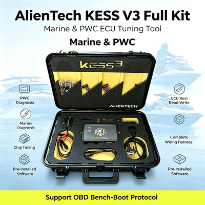 Alientech KESS3 ECU Programmer Thiết bị chẩn đoán với Marine PWC Tuning OBD Bench Boot và miễn phí 12 tháng đăng ký