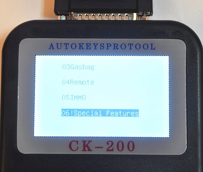 Màn hình lập trình chính của CK-200 Hiển thị-1